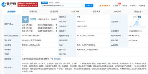 TCL实业控股在天津成立新能源公司